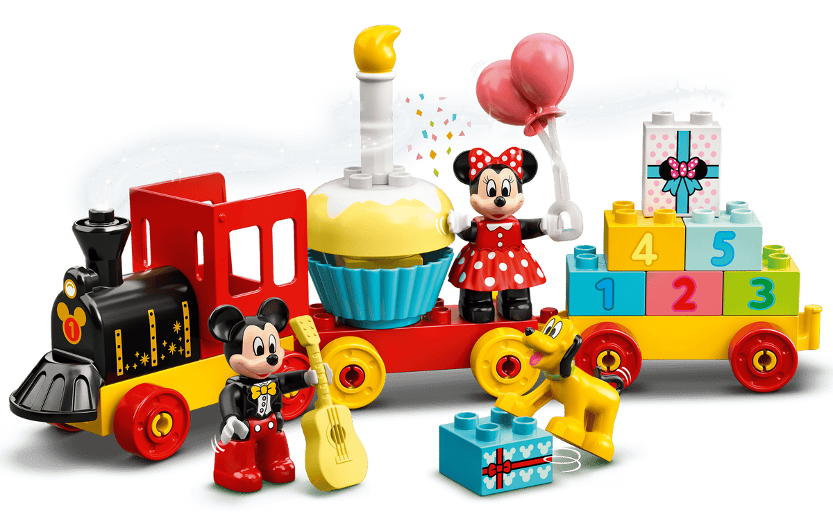 Mickey & Minnie Birthday Train- 22 Pcs