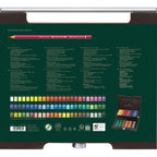 Faber-Castell Premium Colored Pencils Set with Wooden Storage Case