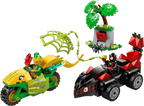 Spin and Electro Dinosaur Vehicle Chase- 124 Pcs