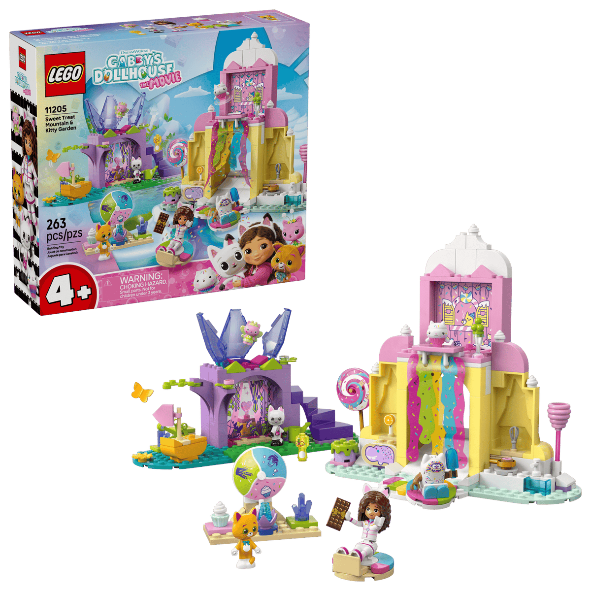 Sweet Treat Mountain & Kitty Garden- 263 Pcs