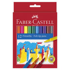 Faber Castell  Fiberpen Washable 12 cl in Cardboard