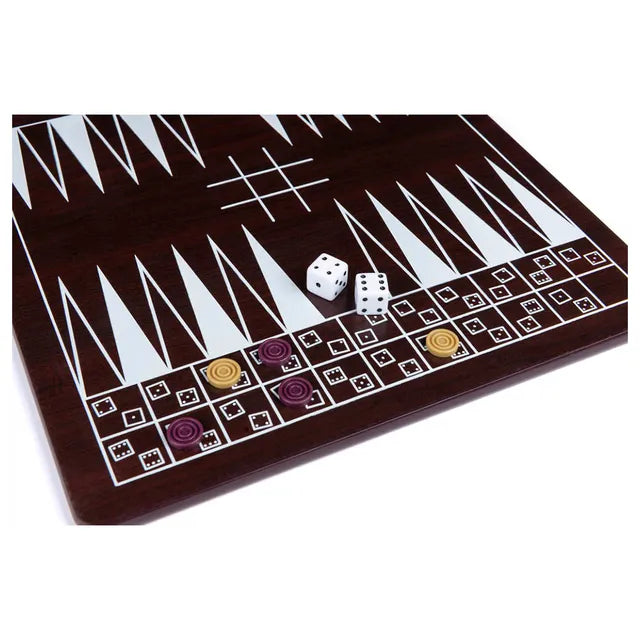 Spin Master Games - 12-in-1 Wooden Game Center