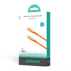 JOYROOM S-A59 Vibrant Series 60W Fast Charging Data Cable (Type-C to Type-C) 1. 2m - Orange