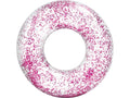 Intex Transparent Pink Glitter Tube.