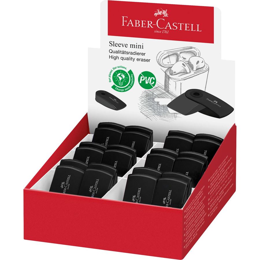 Faber Castell SLEEVE Mini Eraser Classic Colors