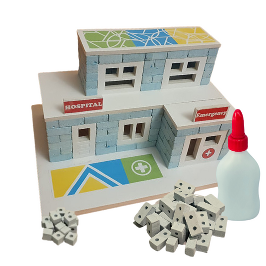 Rolz - Hospital Brick Construction Set