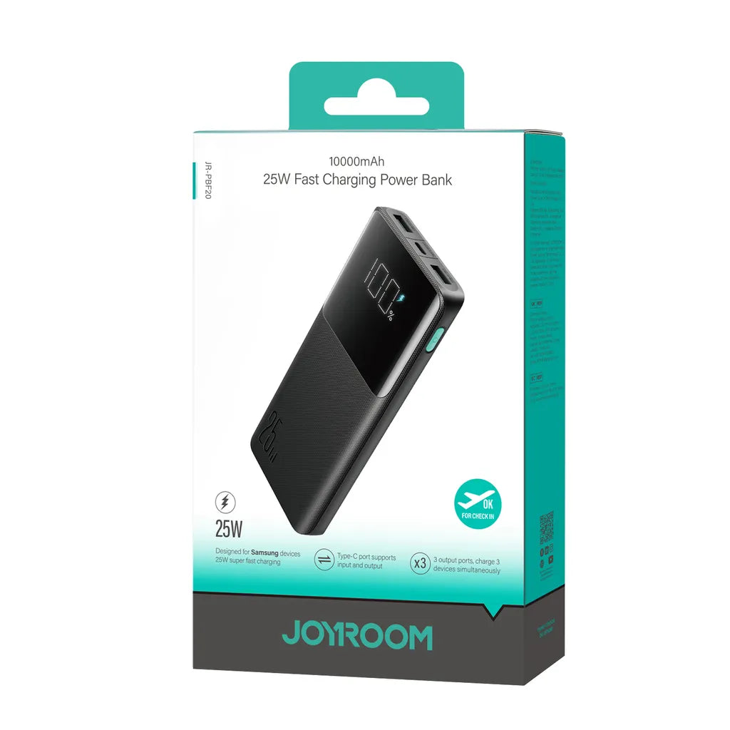 JOYROOM JR-PBF20 25W Fast Charging Power Bank 10000mAh
