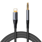 Sy-a06 Audio-transfer Series AUX Audio Cable (Lightning to 3. 5MM) 1. 2m - Black