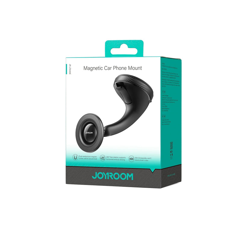 JOYROOM JR-ZS406 Magnetic Car Phone Mount Windshield - Black-magsafe
