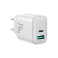 JOYROOM JR-TCF21 20W Dual-Port (A + C) Charger - White (UK)