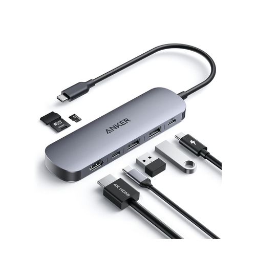 Anker USB C Hub, (7-in-1 Multi-Port USB Adapter) for Laptops