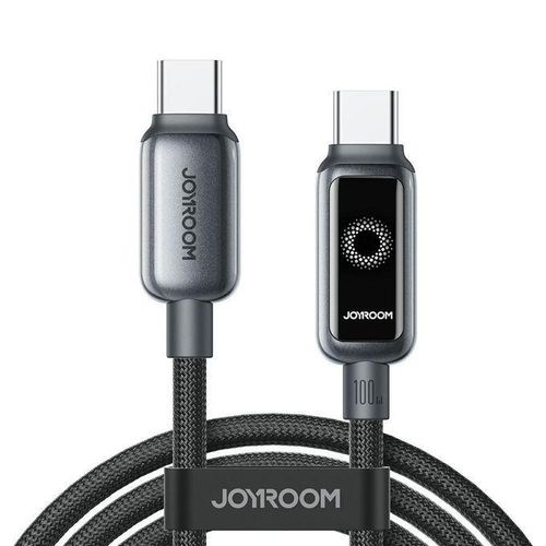 JOYROOM S-A55 Starflight Series 30W Auto Power-off Fast Charging Data Cable(Type-C to Lightning) 1. 2m - Black