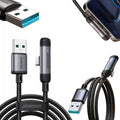 JOYROOM S-A56 Enjoyx Series 90° Fast Charging Data Cable(USB-A to Lightning 3a)1. 2m - Black