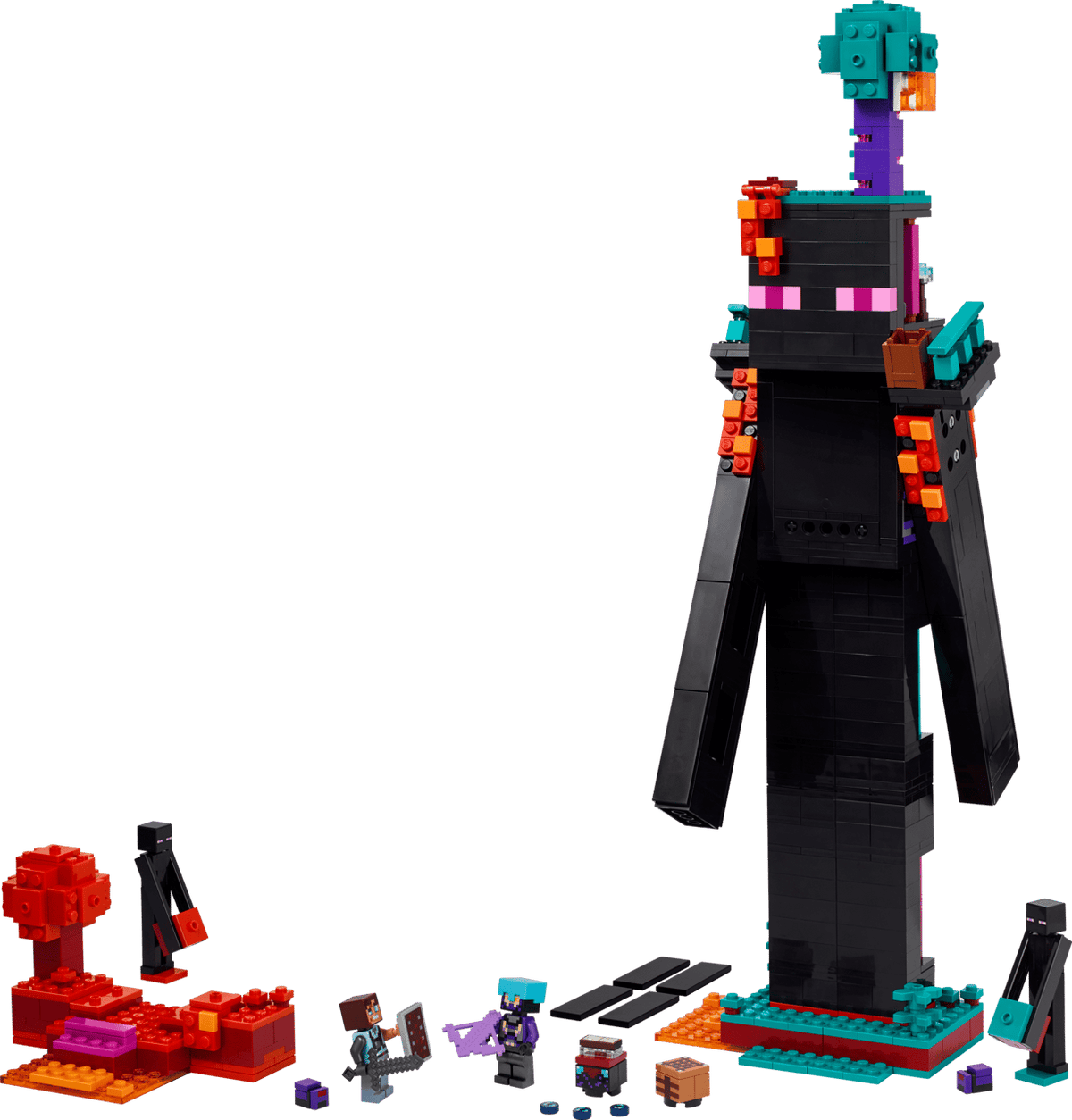 The Enderman Tower- 867 Pcs