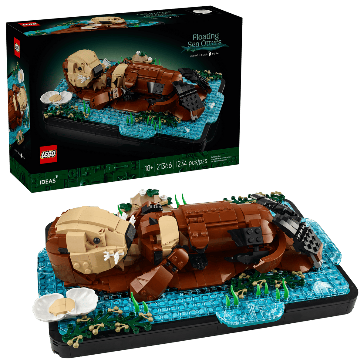 Floating Sea Otters- 1234 Pcs