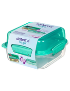 Sistema 1.24L Lunch Stack To Go Square