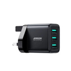 JOYROOM JR-TCN02 3. 4A 3usb Charger - Black (EU)