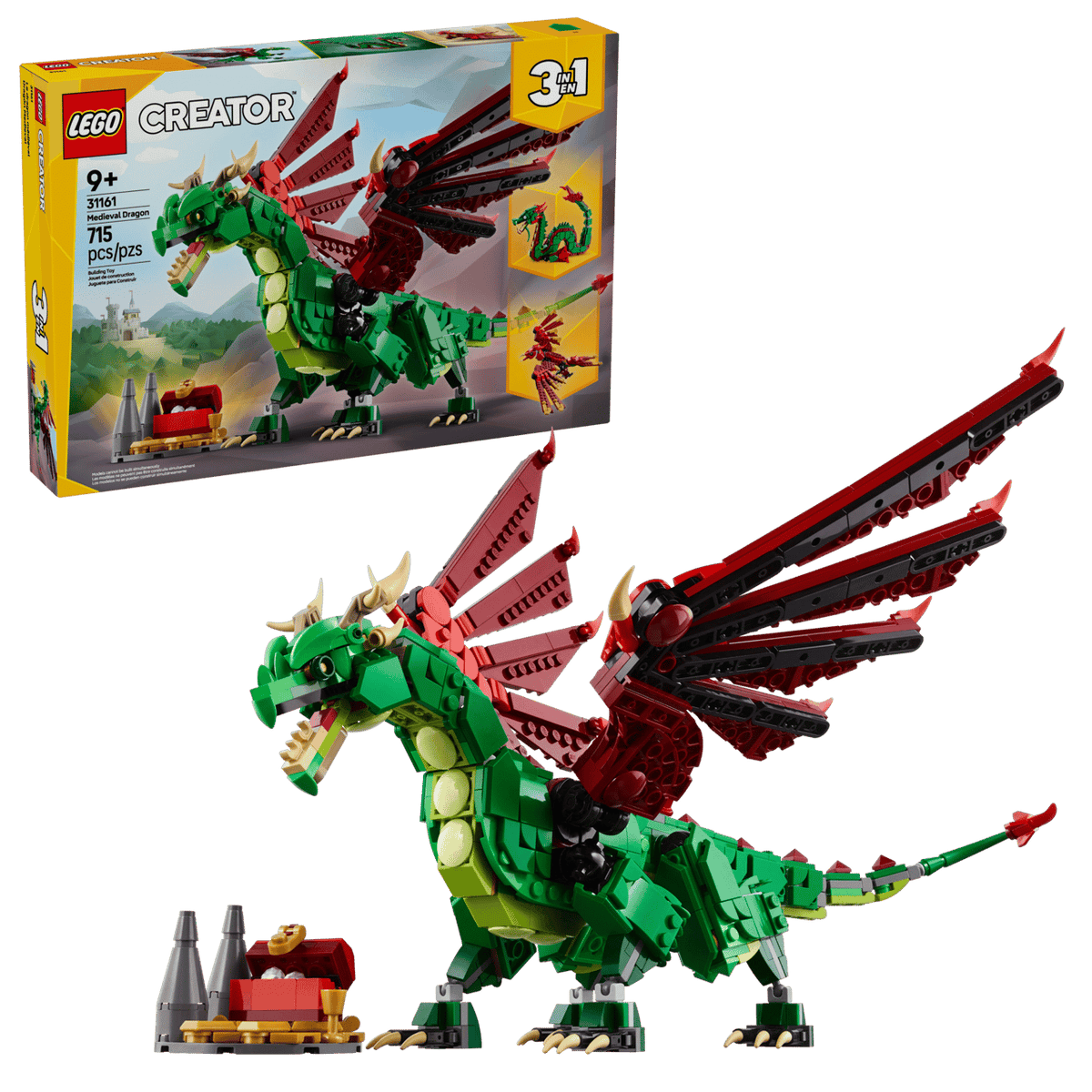 Medieval Dragon- 715 Pcs