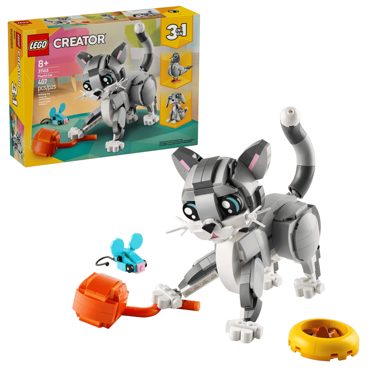 Playful Cat- 407 Pcs