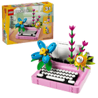 Typewriter with Flowers- 363 Pcs
