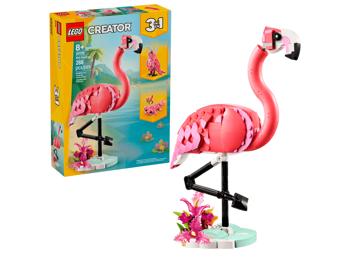 Wild Animals: Pink Flamingo- 288 Pcs