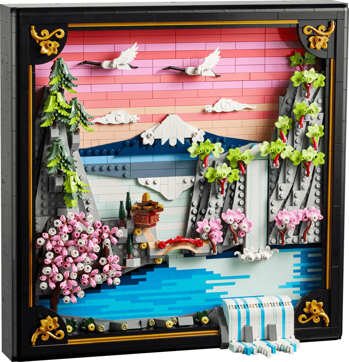 Japanese Cherry Blossom Landscape- 1892 Pcs