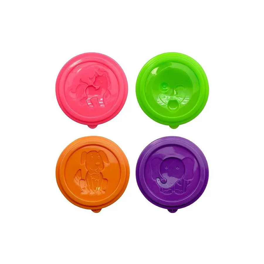 Faber-Castell Modelling Dough Neon Glitter Set of 4