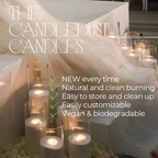 The Candle Dust - Sand Candle | Dark Honey