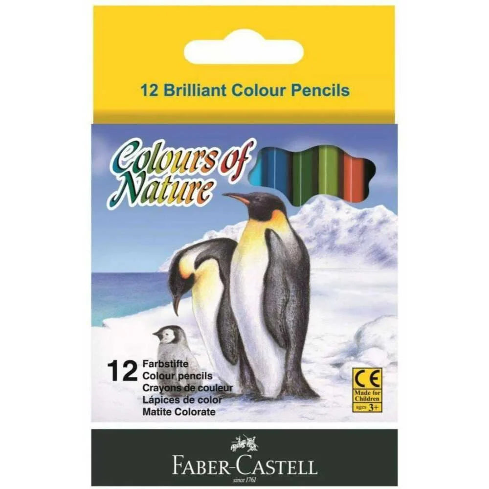 Faber Castell Color Pencils 12 Colors-Short
