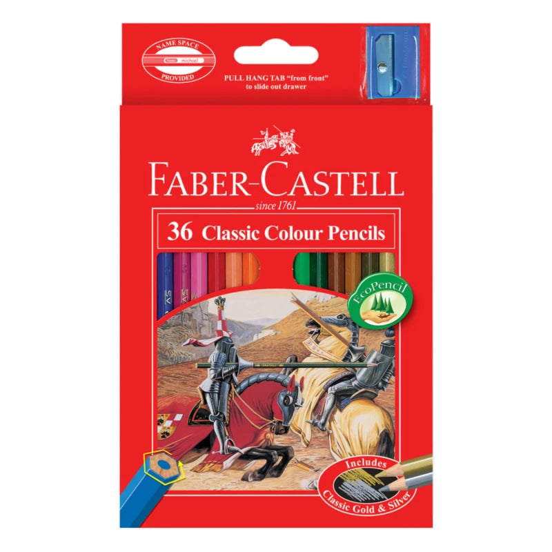 Faber Castell Colored Pencil: Classic Color Pencils Set 36 colors Long