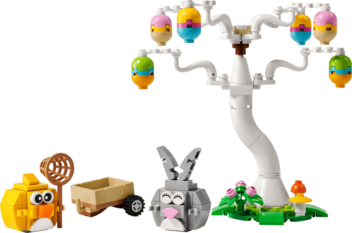 Easter Bunny and Chick Egg Hunt- 140 Pcs
