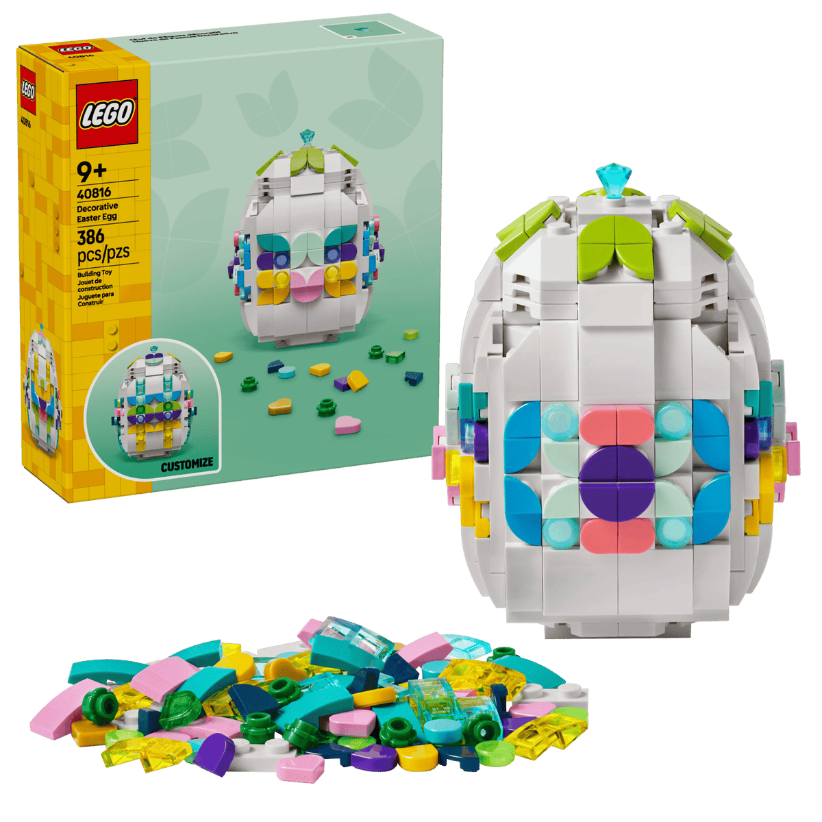 Decorative Easter Egg- 386 Pcs