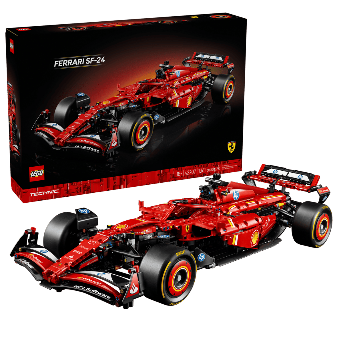 Ferrari SF-24 F1 Car- 1361 Pcs