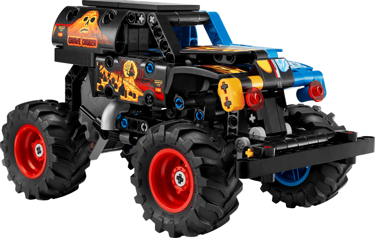 Monster Jam Grave Digger Fire and Ice- 263 Pcs