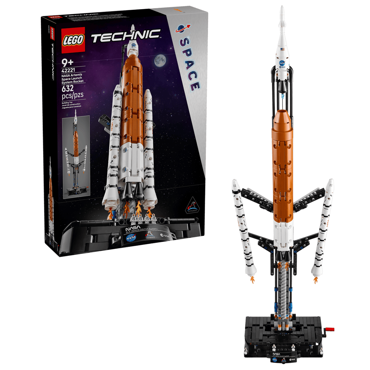 NASA Artemis Space Launch System Rocket- 632 Pcs