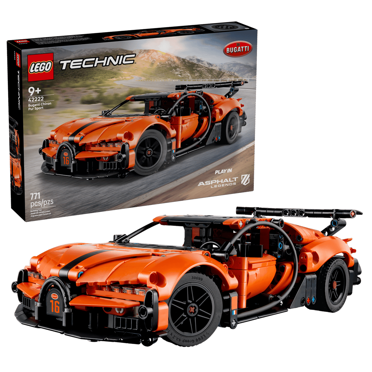 Bugatti Chiron Pur Sport Hypercar- 771 Pcs