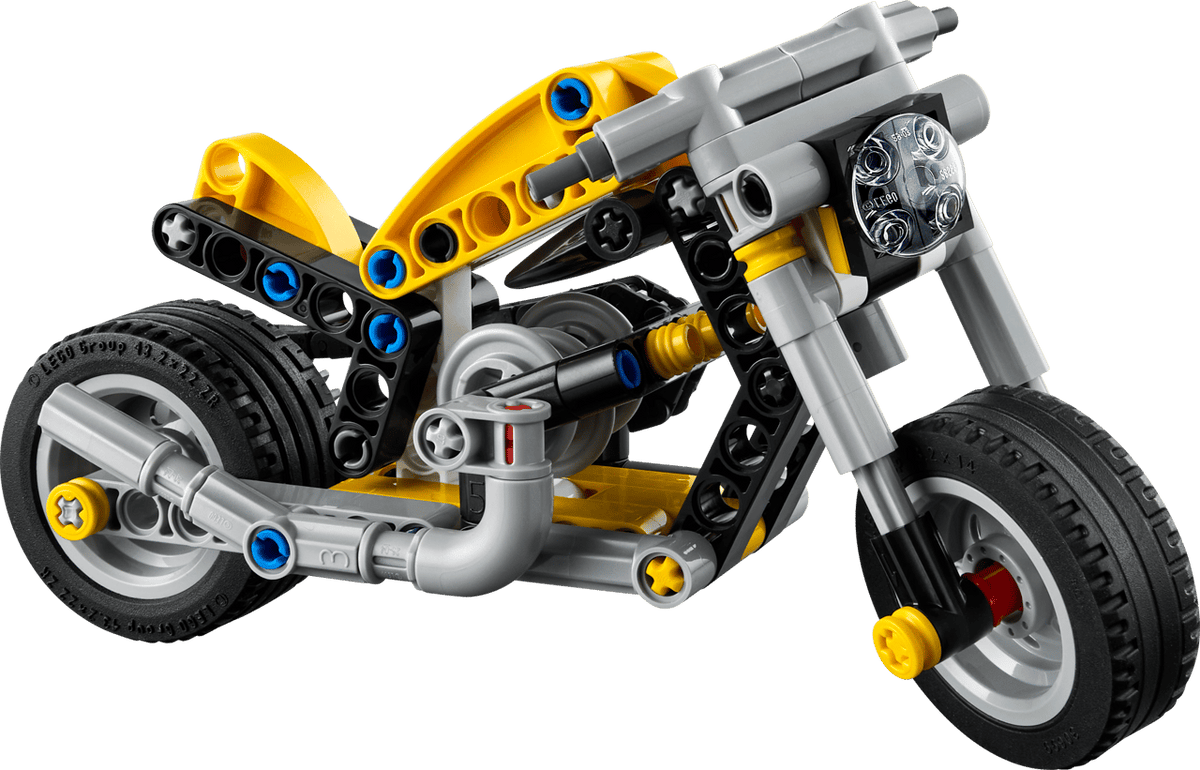 Yellow Motorcycle- 151 Pcs