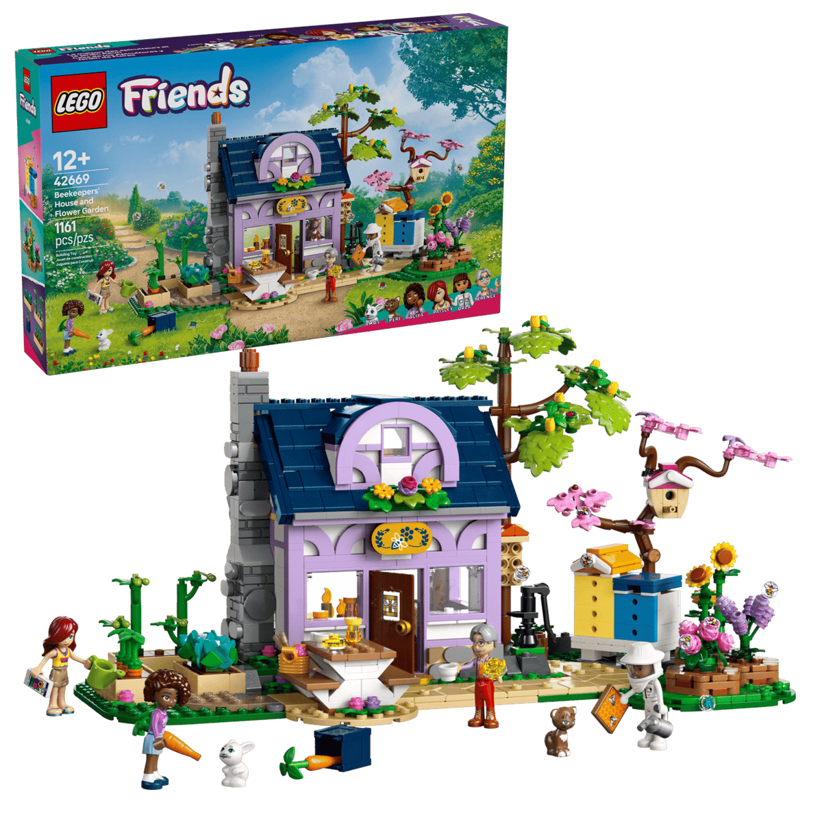 Beekeepers' House and Flower Garden- 1161 Pcs