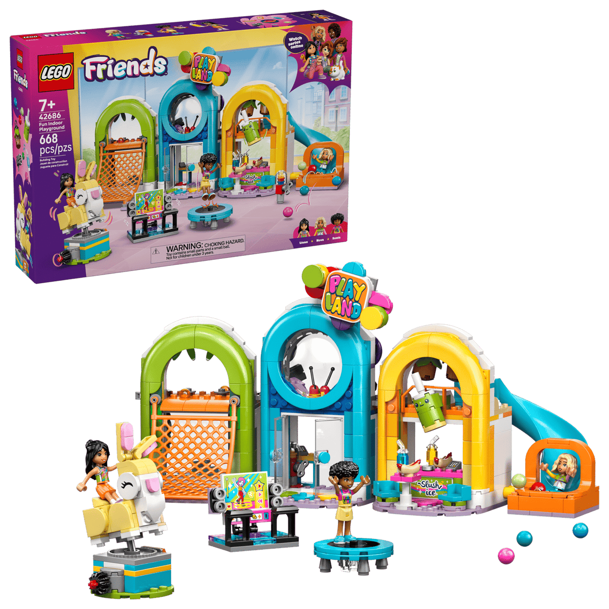 Fun Indoor Playground- 668 Pcs