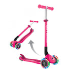 Globber Primo Foldable Lights Fuchsia
