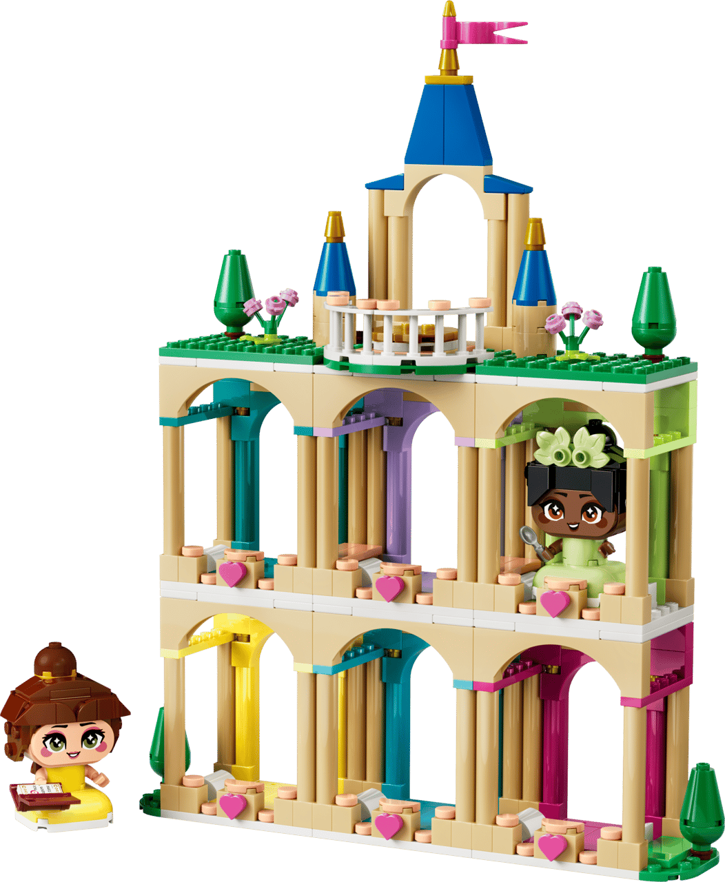 Mini Belle & Tiana with Castle- 358 Pcs