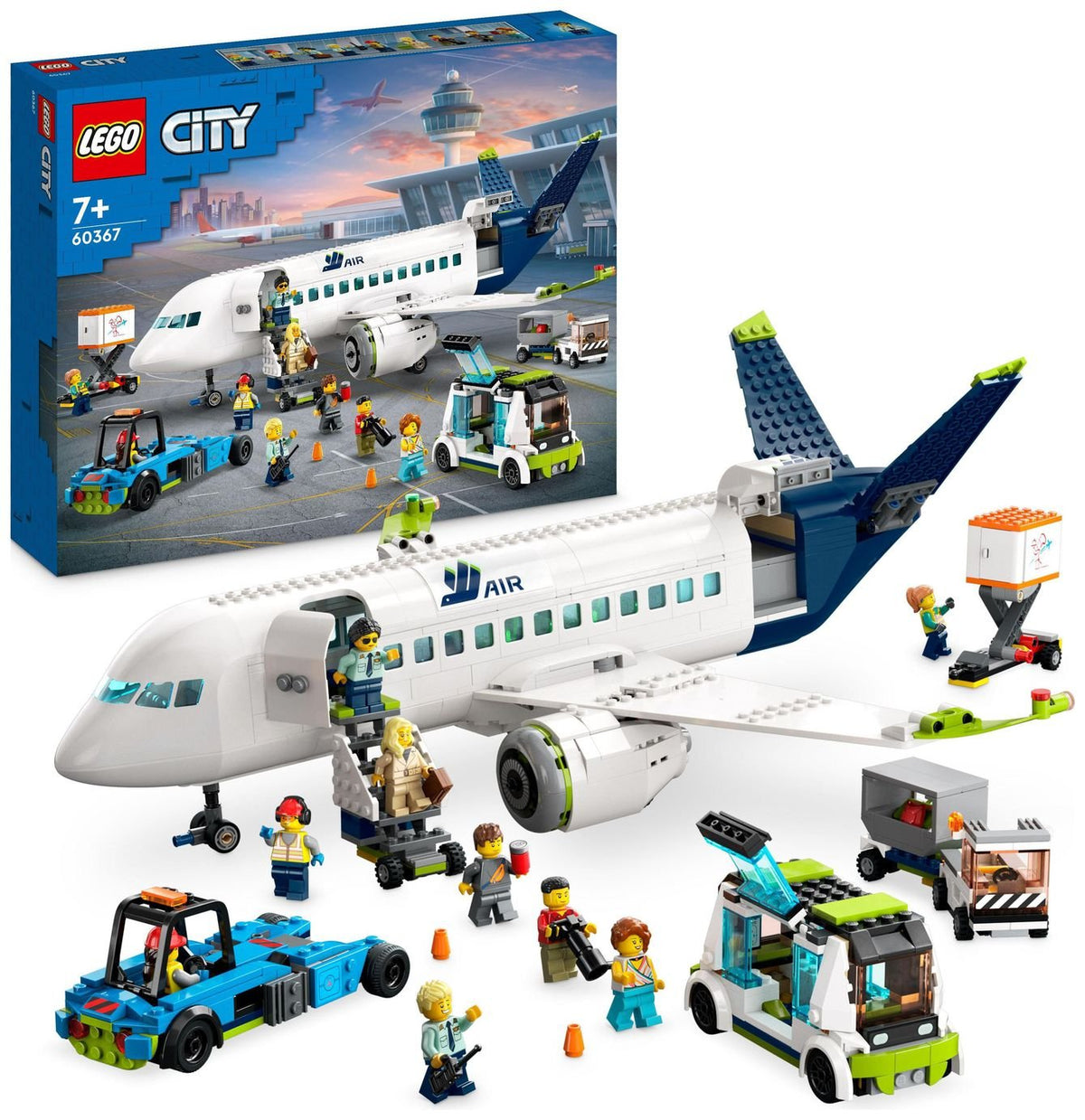 LEGO City Passenger Airplane – 913 Pieces (60367)