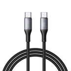 JOYROOM S-A62 Lively Series 60W Fast Charging Data Cable (Type-C to Type-C) 1. 2m - Black