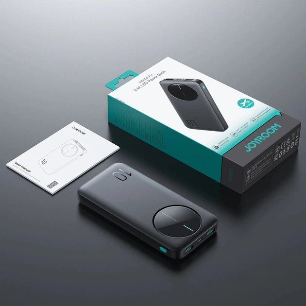 Real 10000mAh 2. 4A 12W 2usb + Type-C. Type-C Support Input & Output