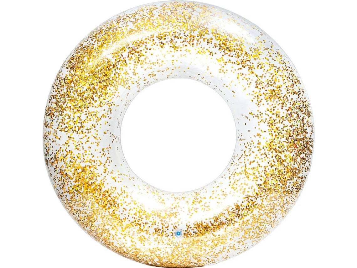 Intex Transparent Gold Glitter Tube