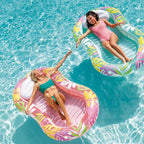 Intex Tropical Kids Inflatable Pool Mattress-pink