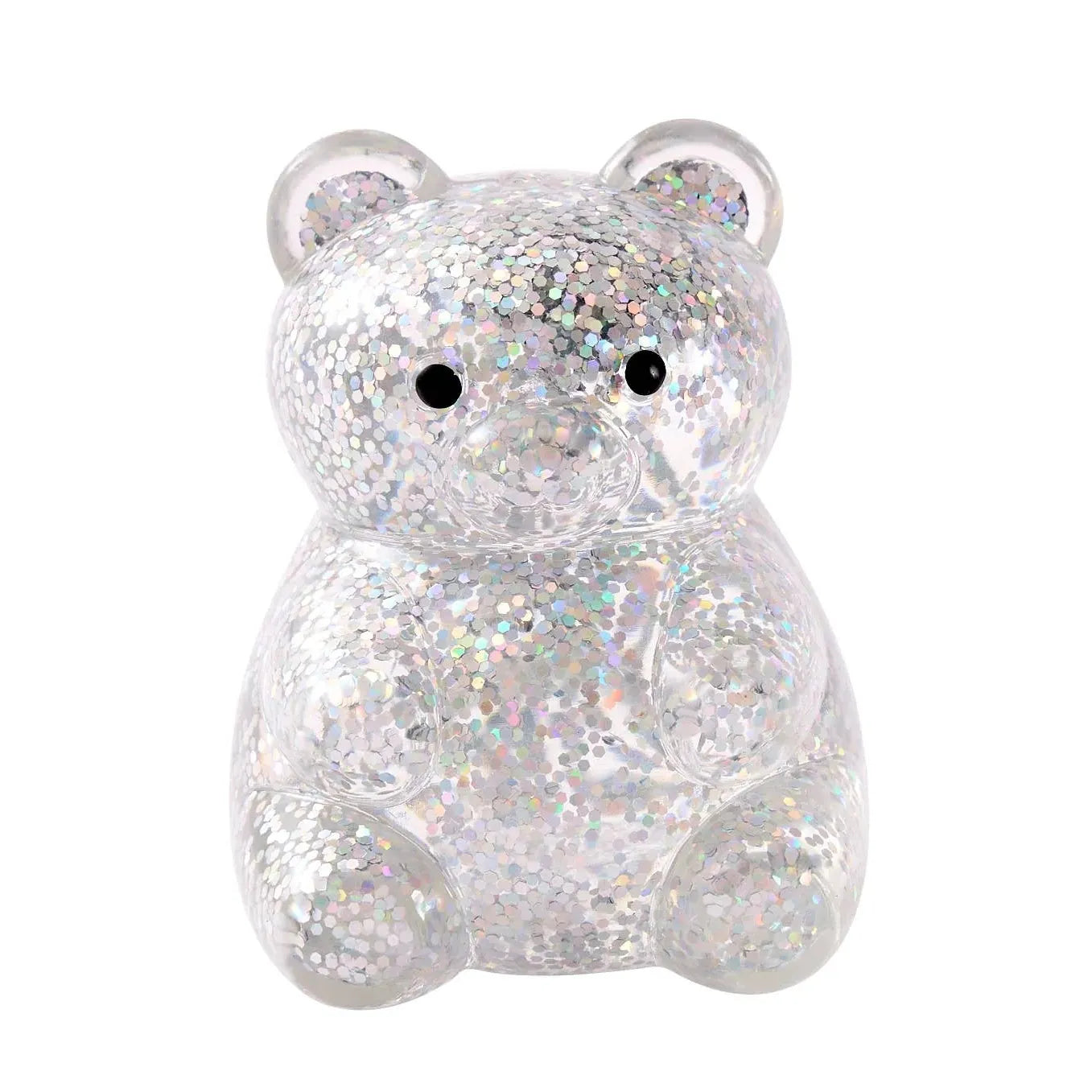 J'Adore Squeezy Bear-Silver