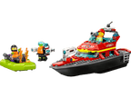 Fire Rescue Boat- 144 Pcs