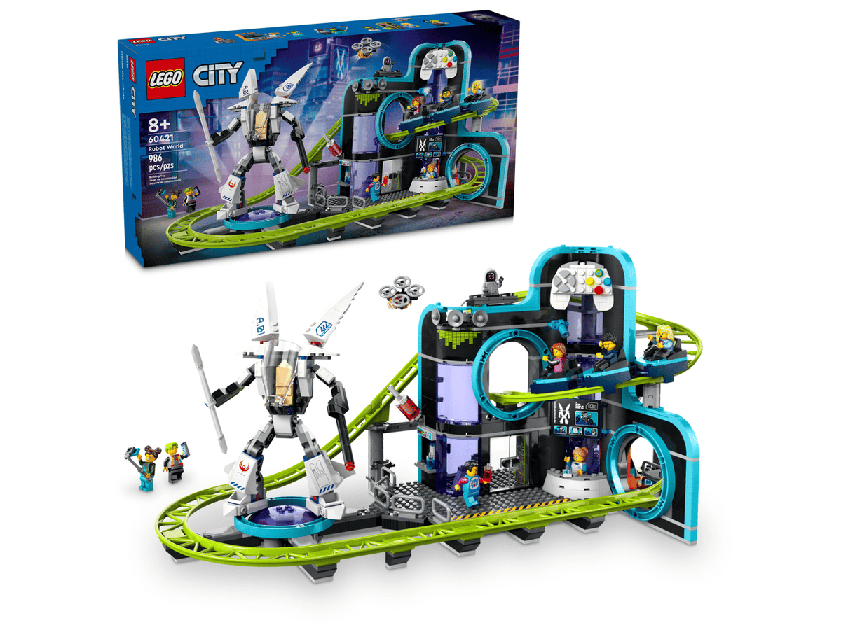 Robot World Roller-Coaster Park- 986 Pcs