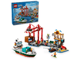 Seaside Harbor with Cargo Ship- 1226 Pcs